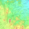 Penukonda topographic map, elevation, terrain