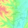 Clarinda topographic map, elevation, terrain