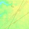 Worden topographic map, elevation, terrain