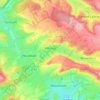 Vicherey topographic map, elevation, terrain