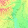 Cumberland County topographic map, elevation, terrain