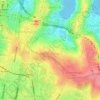 Paddington topographic map, elevation, terrain