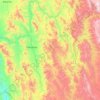 Sahuaripa topographic map, elevation, terrain