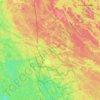 Moon River topographic map, elevation, terrain