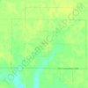 Ferris topographic map, elevation, terrain