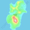 Kagamil Island topographic map, elevation, terrain