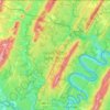 Green Ridge State Forest topographic map, elevation, terrain