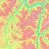 Shighnan topographic map, elevation, terrain