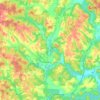 Elk Township topographic map, elevation, terrain