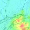 Medyka topographic map, elevation, terrain