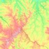 Região Geográfica Imediata de Santana do Livramento topographic map, elevation, terrain