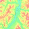 Tupirama topographic map, elevation, terrain