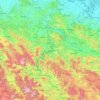 Bosna topographic map, elevation, terrain