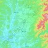 Shinjo topographic map, elevation, terrain