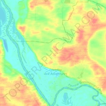 Spectacle Lake topographic map, elevation, terrain