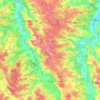 Gondrin topographic map, elevation, terrain