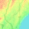 Menominee Township topographic map, elevation, terrain