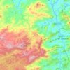 Gonçalves topographic map, elevation, terrain