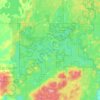 Lake Chippewa topographic map, elevation, terrain