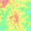Hampstead topographic map, elevation, terrain