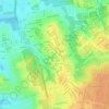 Parque Cuiabá topographic map, elevation, terrain
