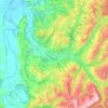 Dogliani topographic map, elevation, terrain