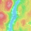 Lochaber topographic map, elevation, terrain