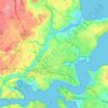 Fredericia Municipality topographic map, elevation, terrain