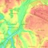 Schivelbein topographic map, elevation, terrain
