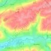 Gronard topographic map, elevation, terrain