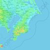 Prefectura de Chiba topographic map, elevation, terrain
