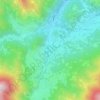 Mauléon-Barousse topographic map, elevation, terrain