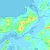 长兴岛街道 topographic map, elevation, terrain