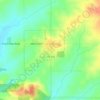 Prairieburg topographic map, elevation, terrain