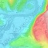 Champagneux topographic map, elevation, terrain