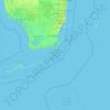 Florida Keys National Marine Sanctuary topographic map, elevation, terrain
