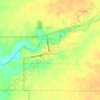 Waveland topographic map, elevation, terrain