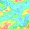 Auburn topographic map, elevation, terrain