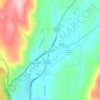Amenia topographic map, elevation, terrain