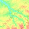 Cross Plains topographic map, elevation, terrain
