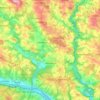 Tiefenbach topographic map, elevation, terrain