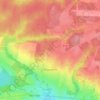 Éteignières topographic map, elevation, terrain