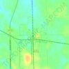 Claypool topographic map, elevation, terrain