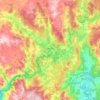 Negreira topographic map, elevation, terrain