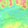 Kurchatov topographic map, elevation, terrain