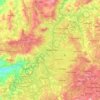 Butembo topographic map, elevation, terrain