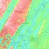 Hamilton County topographic map, elevation, terrain