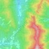Buels Gore topographic map, elevation, terrain