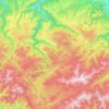 Jina topographic map, elevation, terrain