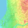 Saulkrastu novads topographic map, elevation, terrain